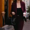 Vrouwen Geisha Fashion | Geisha Dames Blazer 35546-32 Aubergine