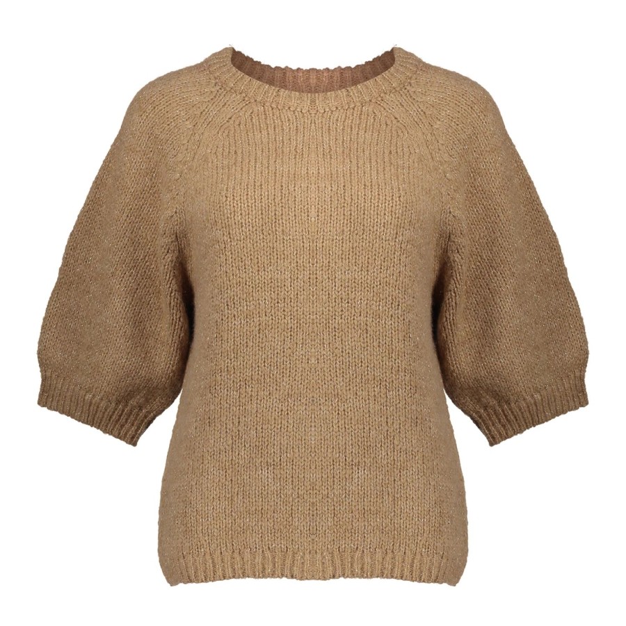 Vrouwen Geisha Fashion | Geisha Dames Gebreide Trui 34562-70 Sand