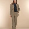 Vrouwen Geisha Fashion | Geisha Dames Corduroy Broek 31532-10 Taupe