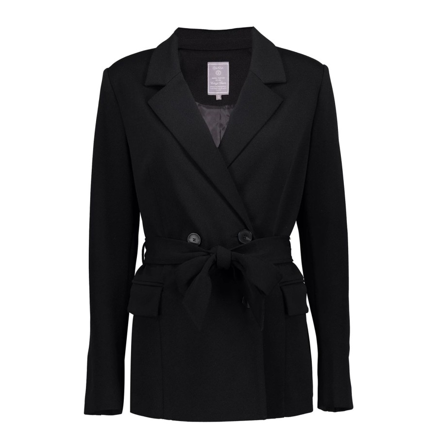 Vrouwen Geisha Fashion | Geisha Dames Blazer 35601-21 Zwart