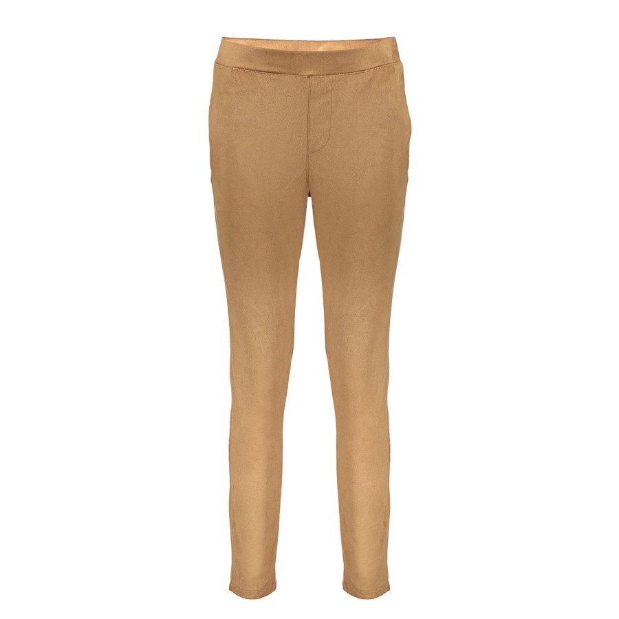 Vrouwen Geisha Fashion | Geisha Suedine Broek 11519-10 Camel