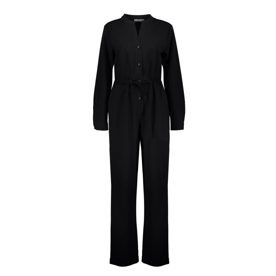 Vrouwen Geisha Fashion | Geisha Dames Jumpsuit 31812-10 Zwart