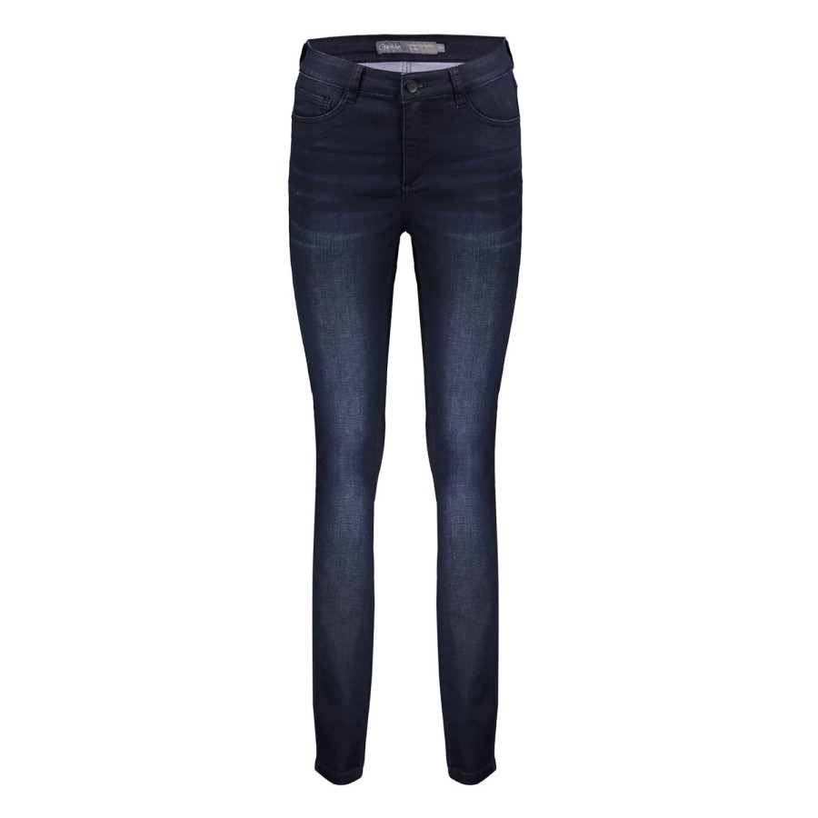 Vrouwen Geisha Fashion | Geisha Denim Jeans 21505-10 Dark Blue Denim
