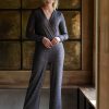 Vrouwen Geisha Fashion | Geisha Dames Lurex Jumpsuit 31953-20 Zwart