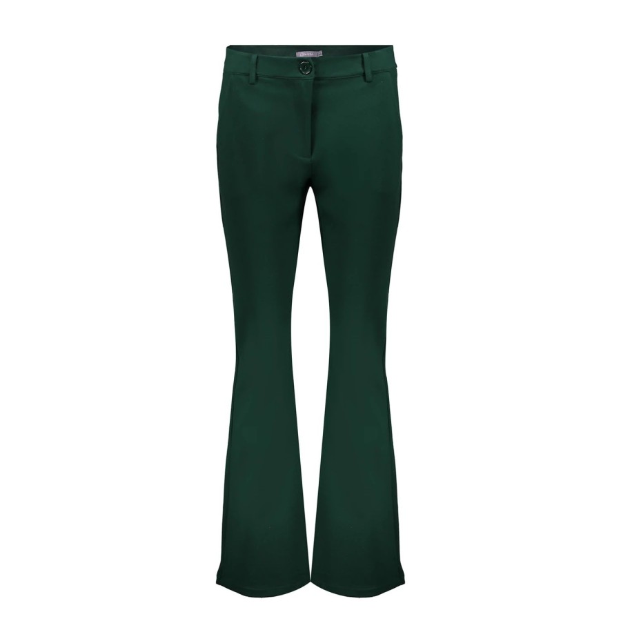 Vrouwen Geisha Fashion | Geisha Dames Punto Pantalon 31835-71 Forest Green