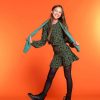 Meisjes Geisha Fashion | Geisha Meisjes Blouse Met Paisley Print 33573K-60 Emerald