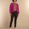 Vrouwen Geisha Fashion | Geisha Dames Gebreid Basic Vest 34577-70 Roze