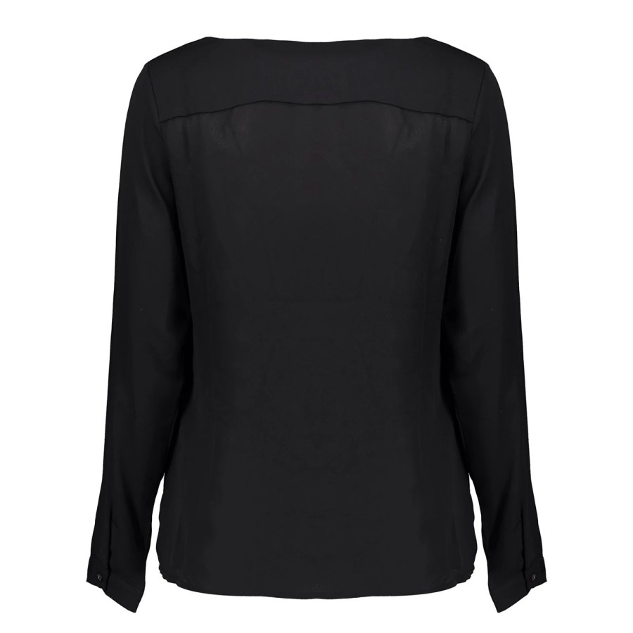 Vrouwen Geisha Fashion | Geisha Dames Unikleurige Top 83509-10 Zwart