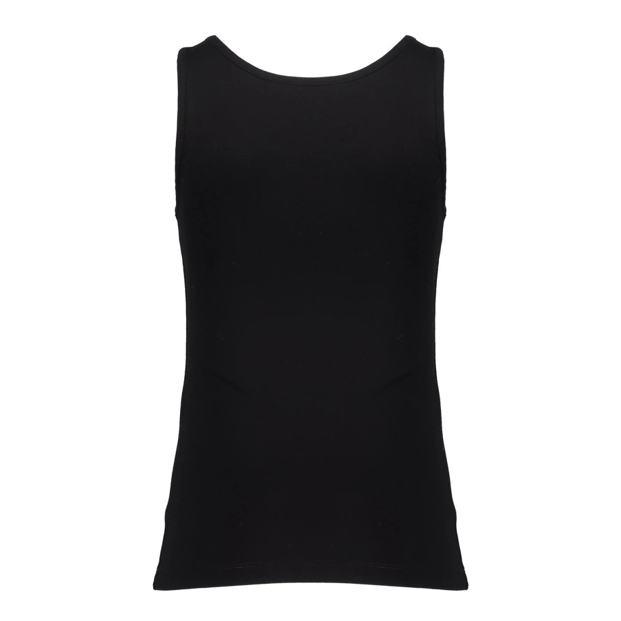 Meisjes Geisha Fashion | Geisha Meisjes Uni Tank Top 32583K-60 Zwart