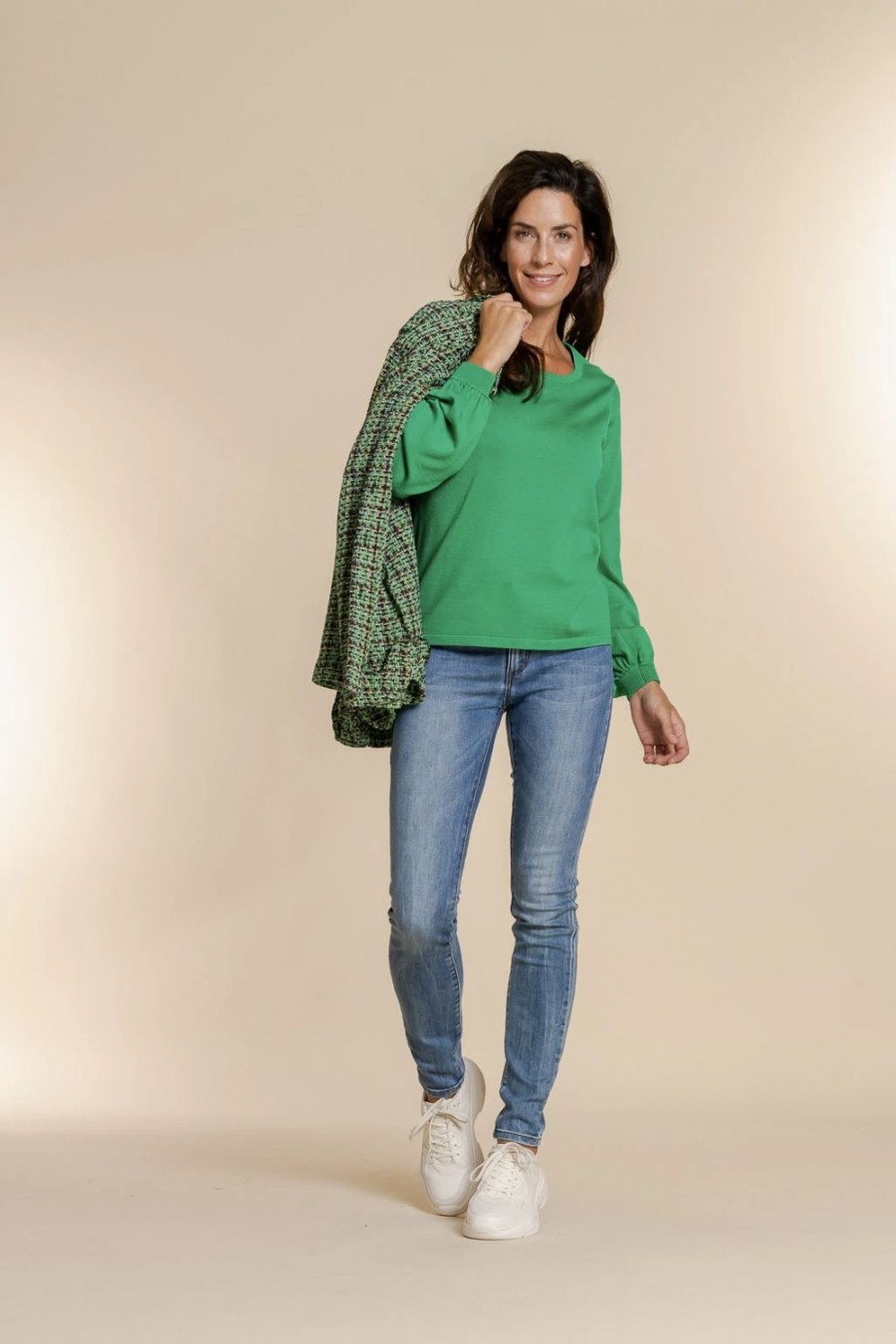 Vrouwen Geisha Fashion | Geisha Slim Fit Jeans 21704-10 Repreve Blue Denim